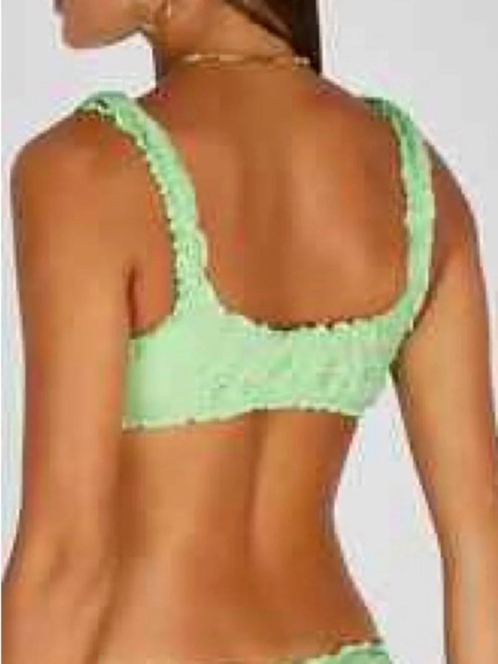 Frankies Bikinis Colby Top + Anna Bottom Set - Mint